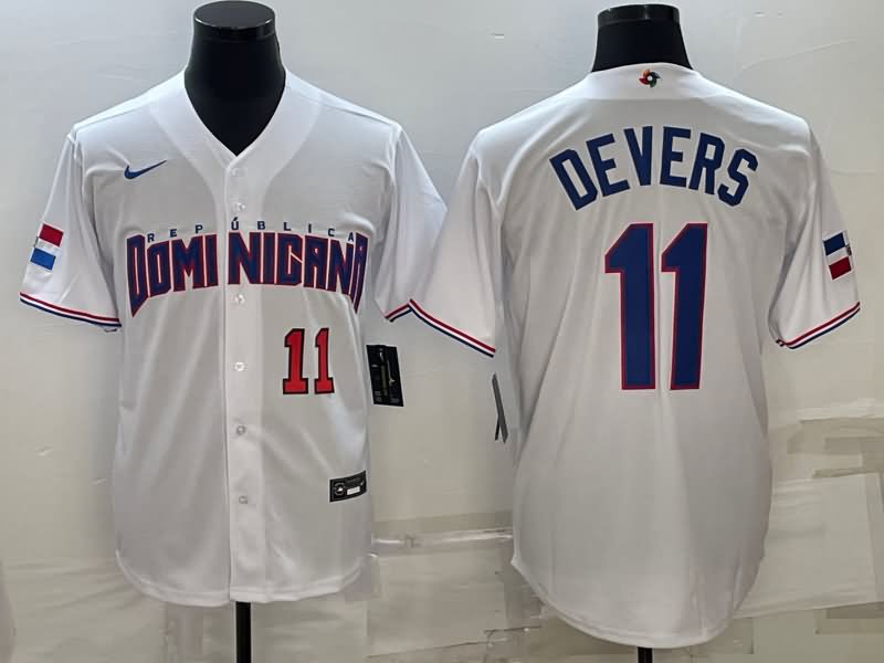 Dominicana White Baseball Jersey