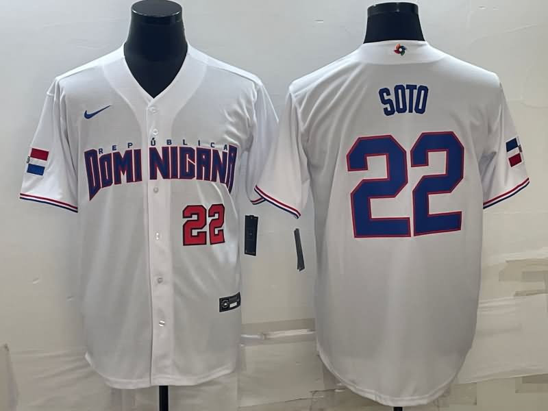 Dominicana White Baseball Jersey