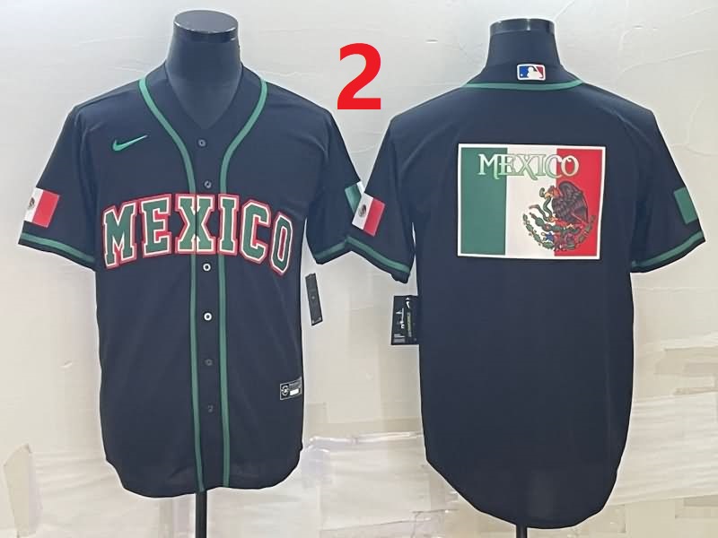 Mexico Black Baseball Jersey