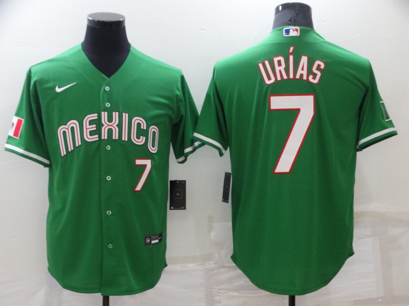 Mexico Green Baseball Jersey