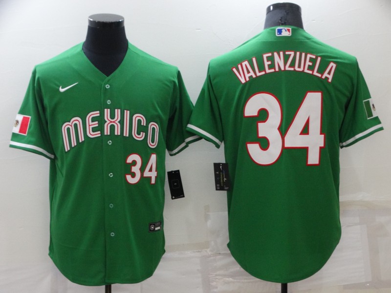 Mexico Green Baseball Jersey