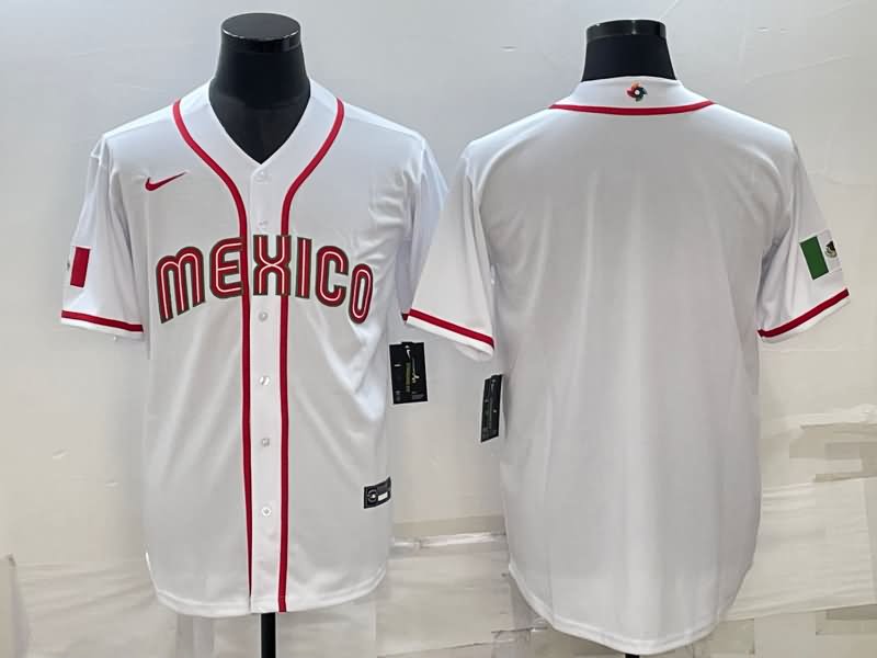 Mexico White Baseball Jersey 05