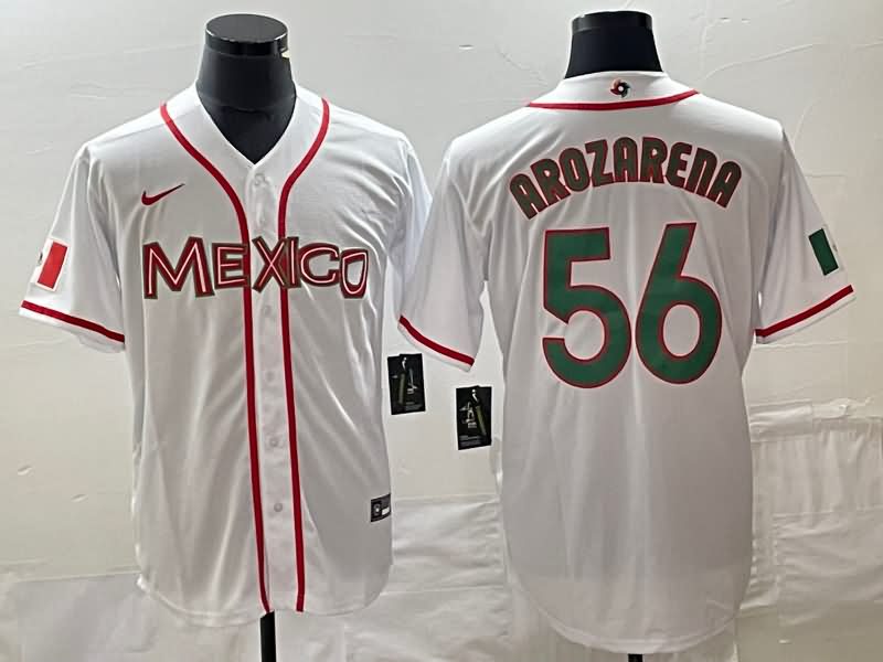 Mexico White Baseball Jersey 08