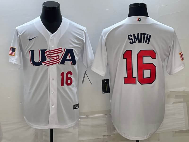 USA White Baseball Jersey