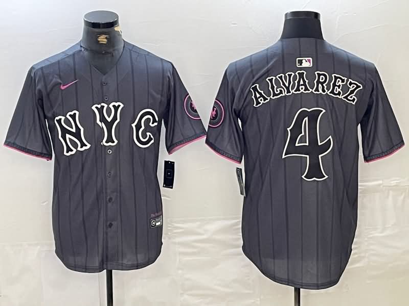 New York Mets Black MLB Jersey 02