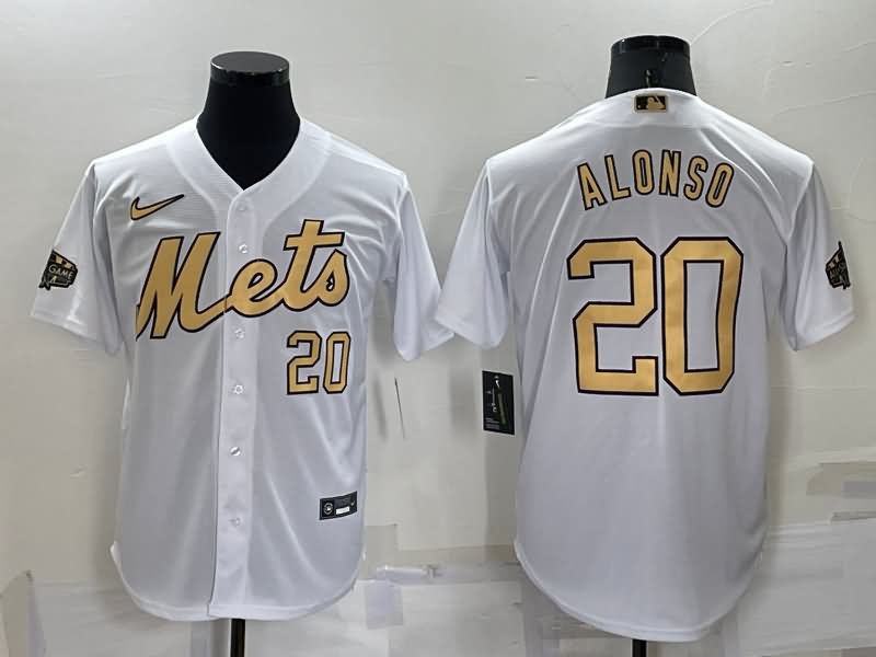 New York Mets White ALL STAR MLB Jersey