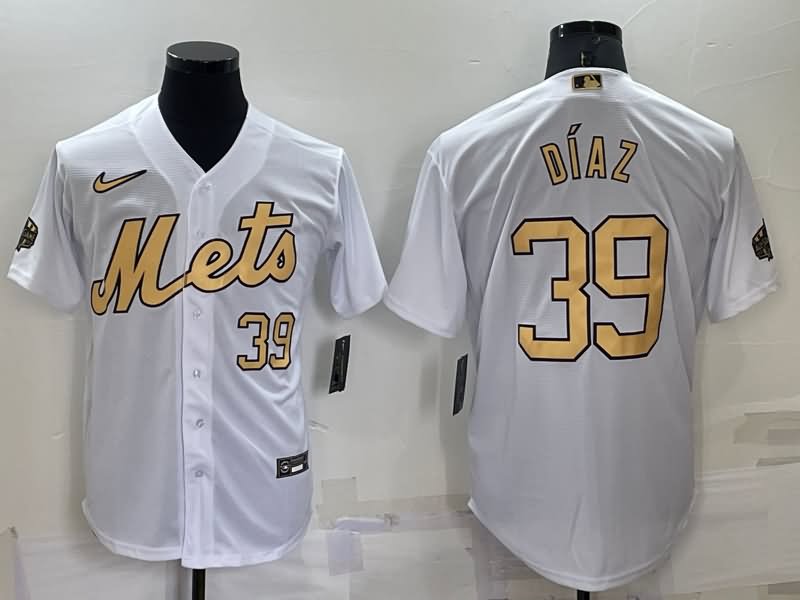 New York Mets White ALL STAR MLB Jersey