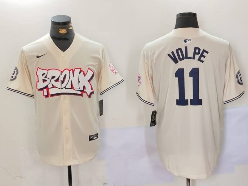 New York Yankees Cream MLB Jersey