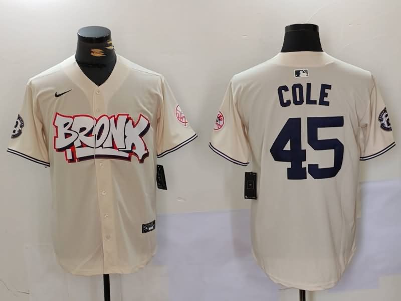 New York Yankees Cream MLB Jersey