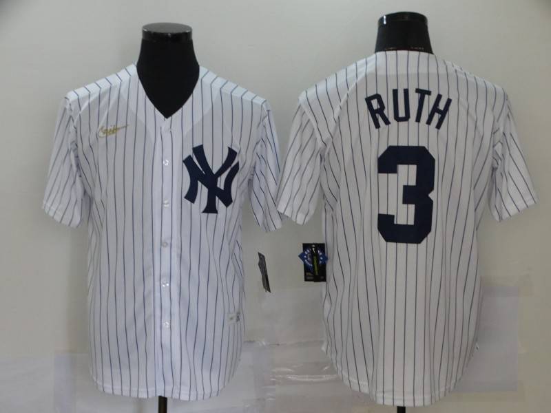 New York Yankees White Cooperstown Collection MLB Jersey