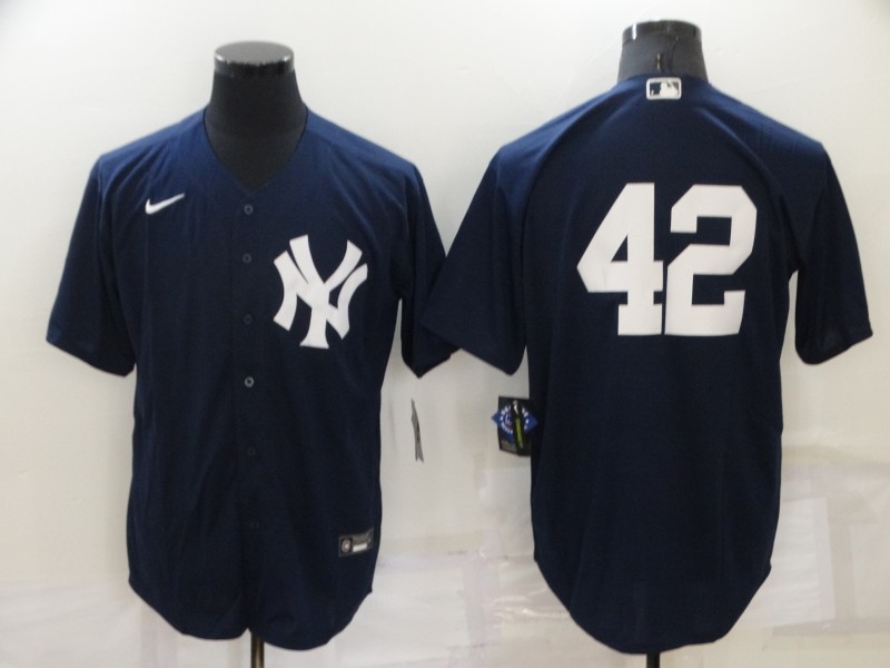 New York Yankees Dark Blue MLB Jersey 02