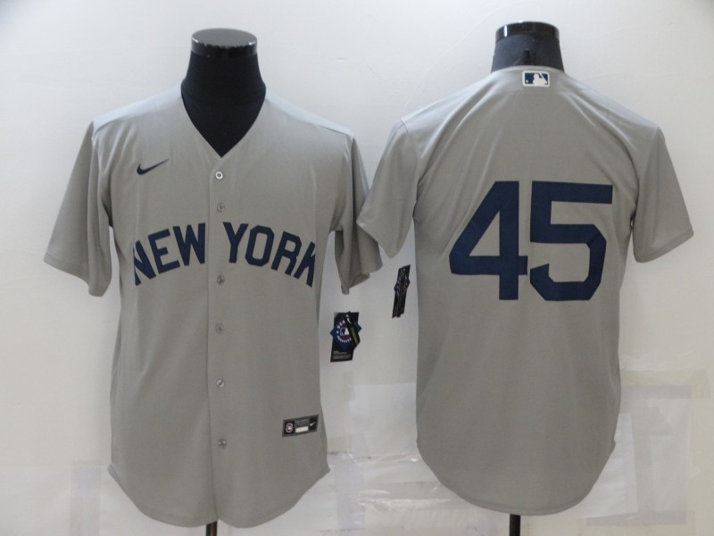 New York Yankees Grey MLB Jersey 02