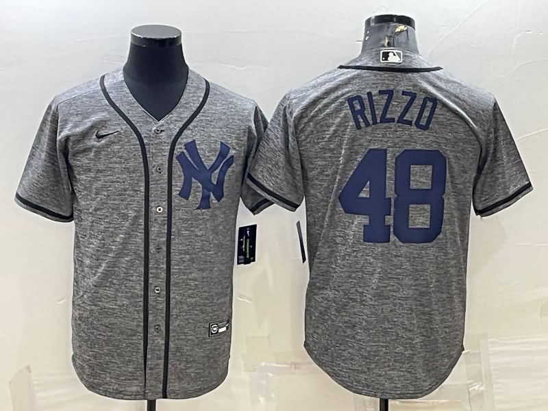 New York Yankees Grey MLB Jersey 04