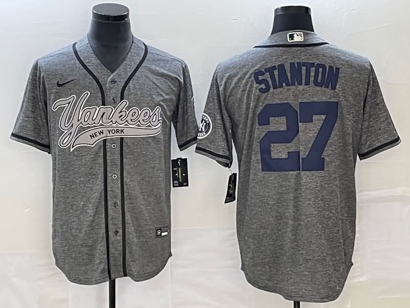 New York Yankees Grey MLB Jersey 05