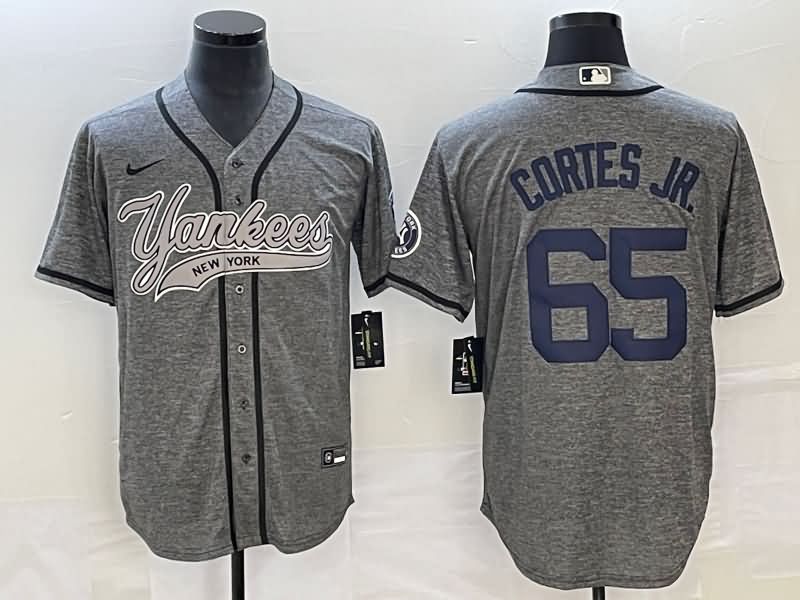 New York Yankees Grey MLB Jersey 05