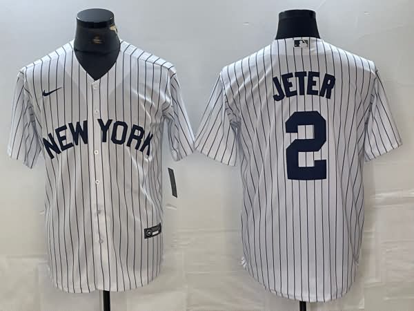 New York Yankees White MLB Jersey 05