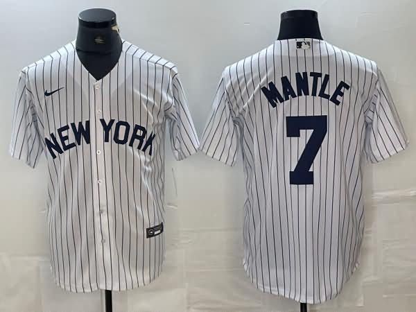 New York Yankees White MLB Jersey 05