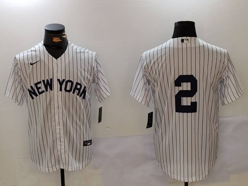 New York Yankees White MLB Jersey 05