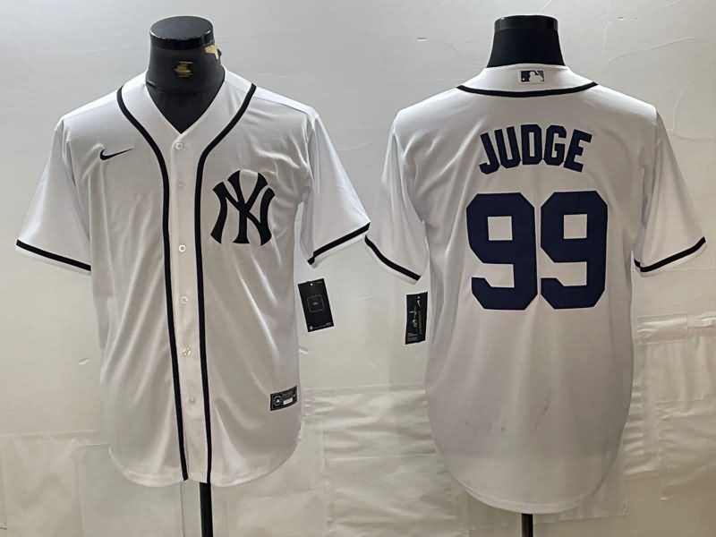 New York Yankees White MLB Jersey 06