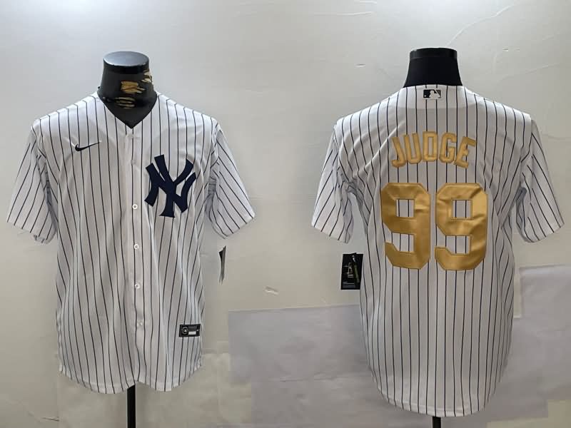 New York Yankees White MLB Jersey 08