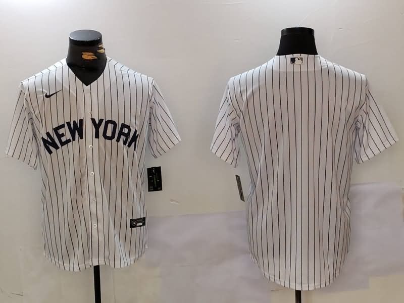 New York Yankees White MLB Jersey 09