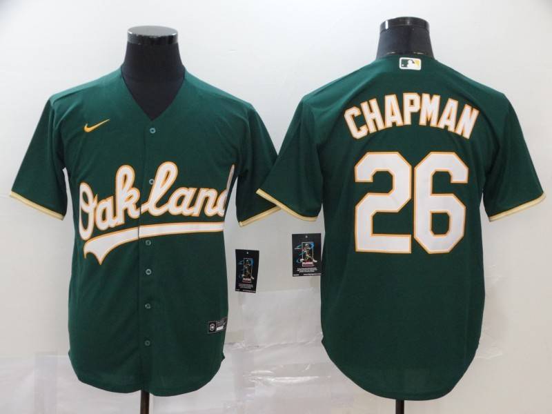 Oakland Athletics Green MLB Jersey