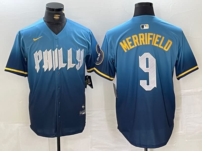 Philadelphia Phillies Blue MLB Jersey