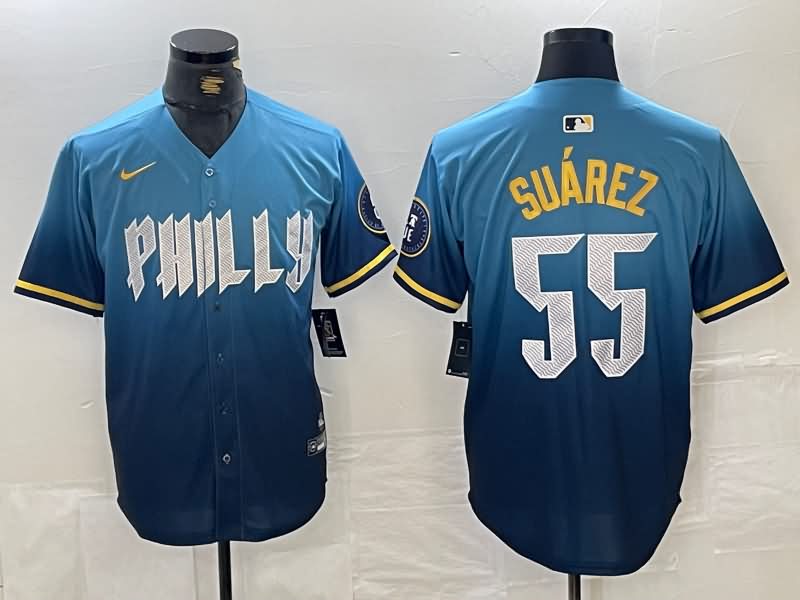 Philadelphia Phillies Blue MLB Jersey