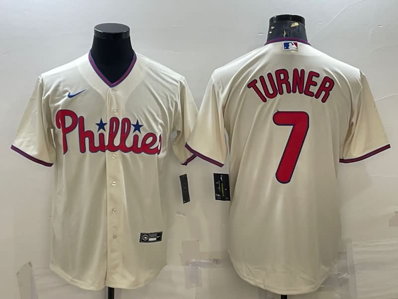 Philadelphia Phillies Cream MLB Jersey