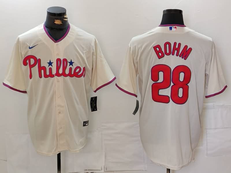 Philadelphia Phillies Cream MLB Jersey