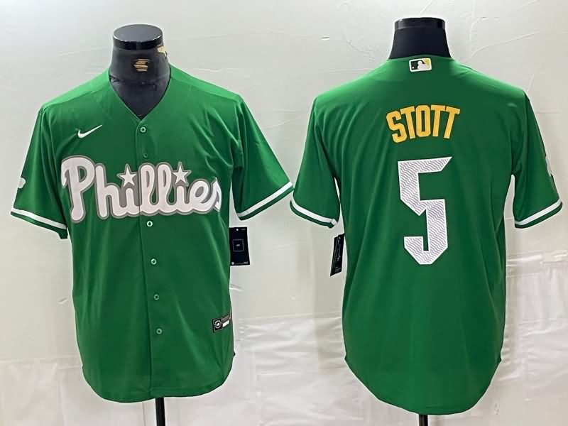 Philadelphia Phillies Green MLB Jersey