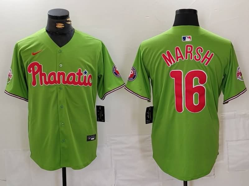 Philadelphia Phillies Green MLB Jersey 02