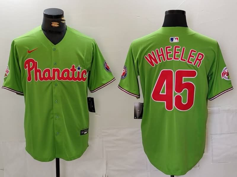 Philadelphia Phillies Green MLB Jersey 02