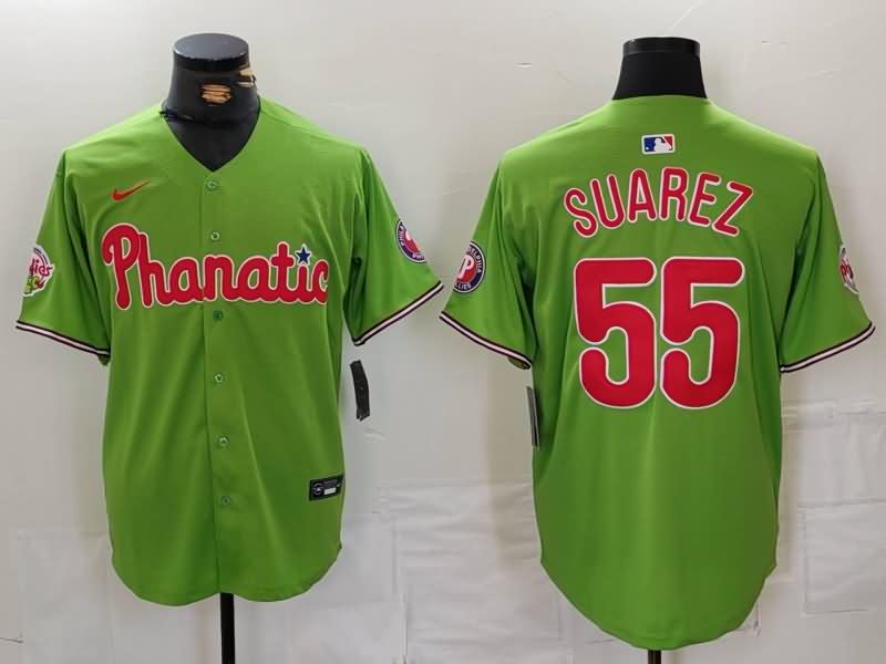 Philadelphia Phillies Green MLB Jersey 02