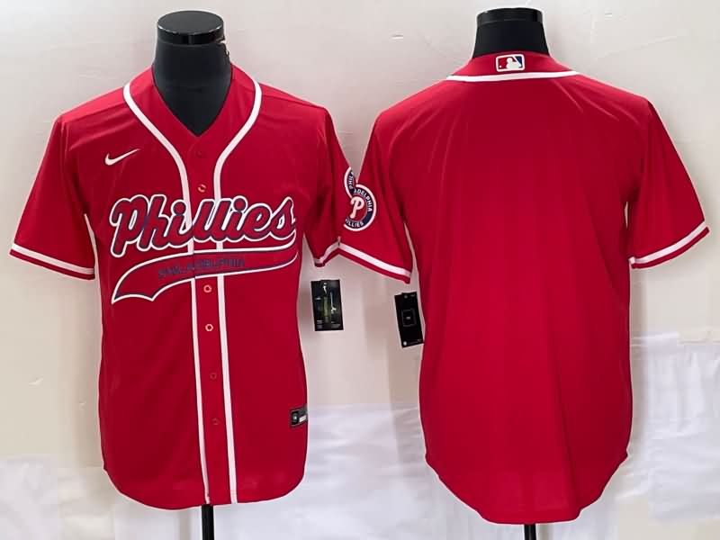 Philadelphia Phillies Red MLB Jersey 03