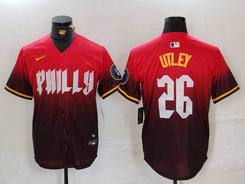 Philadelphia Phillies Red MLB Jersey 04