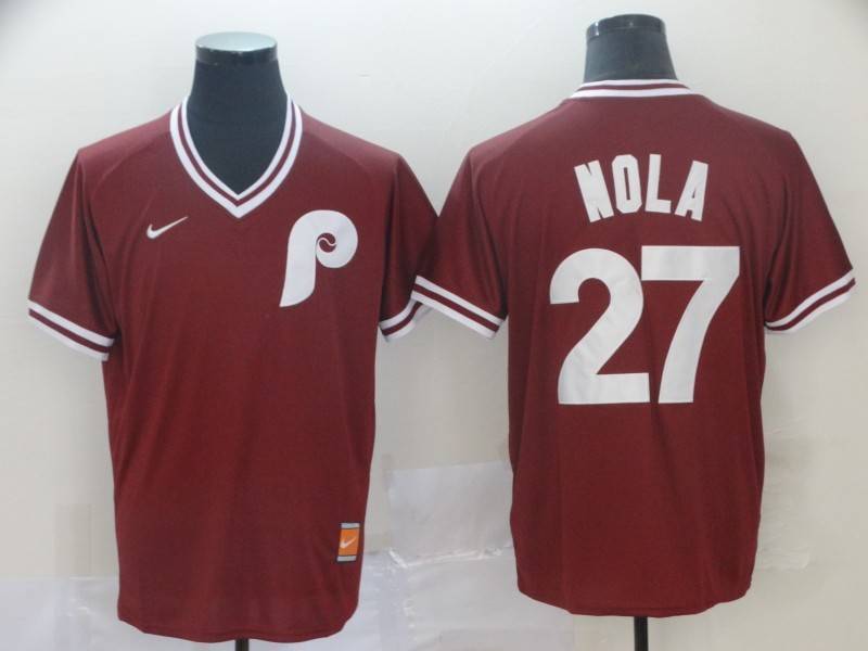 Philadelphia Phillies Red Retro MLB Jersey