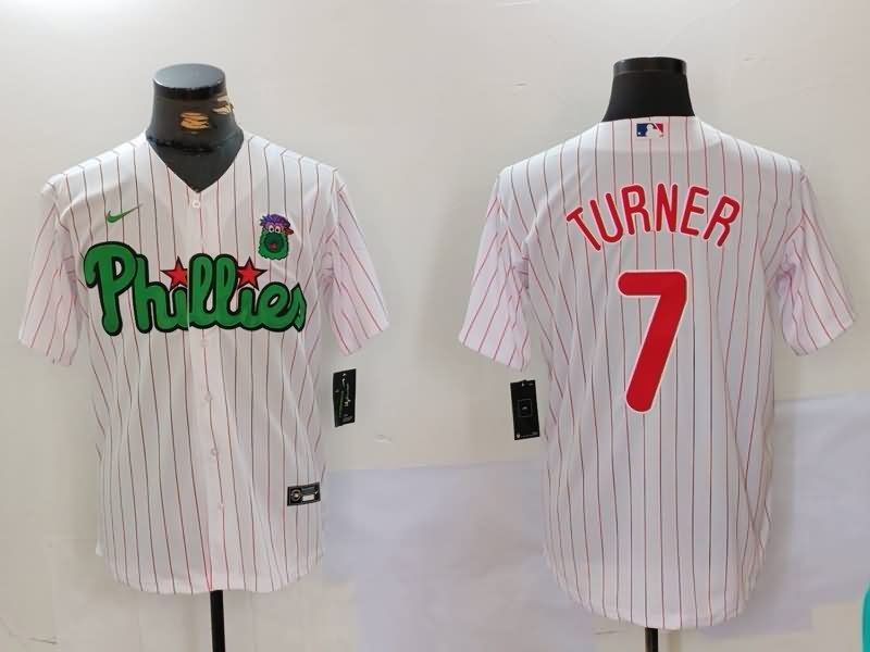 Philadelphia Phillies White MLB Jersey 03