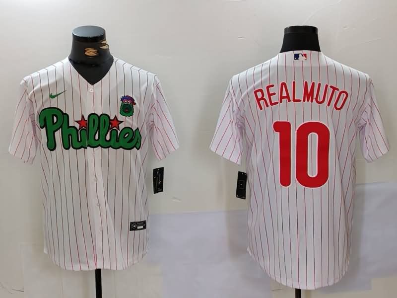 Philadelphia Phillies White MLB Jersey 03