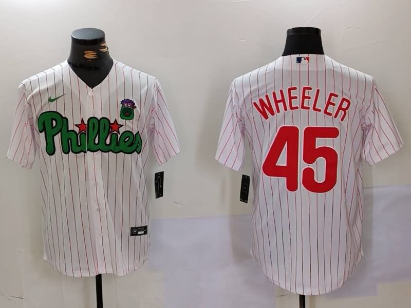 Philadelphia Phillies White MLB Jersey 03