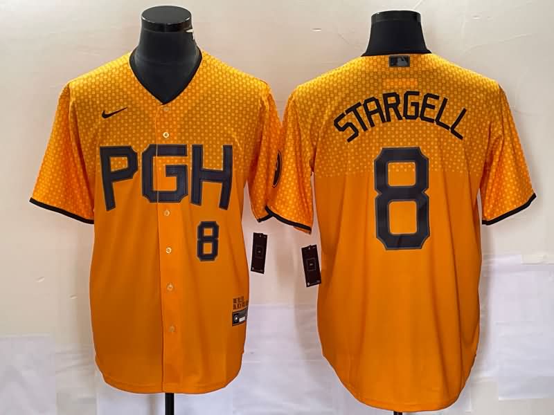 Pittsburgh Pirates Yellow MLB Jersey