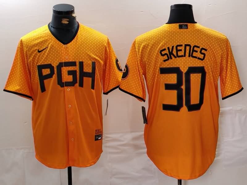 Pittsburgh Pirates Yellow MLB Jersey