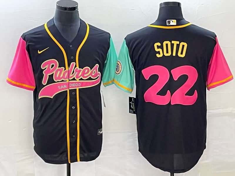 San Diego Padres Black MLB Jersey 04