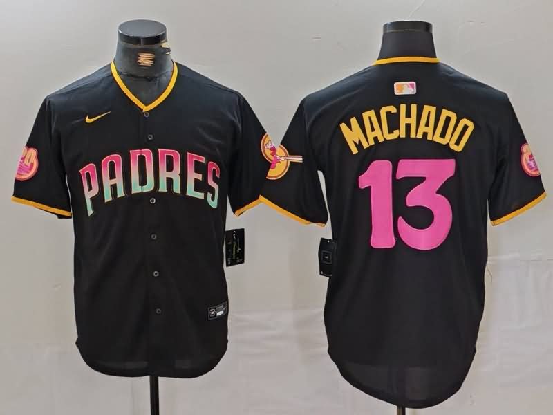 San Diego Padres Black MLB Jersey 06