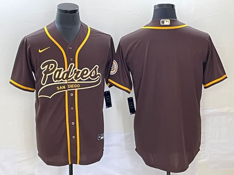 San Diego Padres Brown MLB Jersey 03