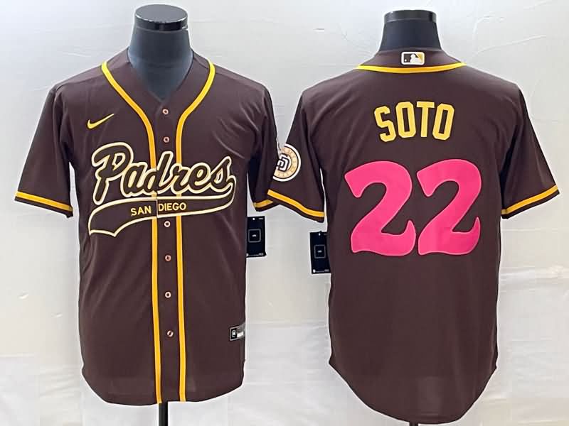 San Diego Padres Brown MLB Jersey 03