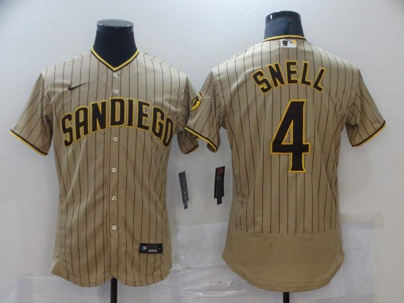 San Diego Padres Tan Elite MLB Jersey