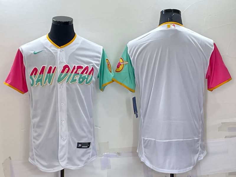 San Diego Padres White Elite MLB Jersey 02