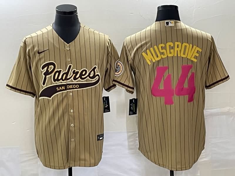 San Diego Padres Tan MLB Jersey 02