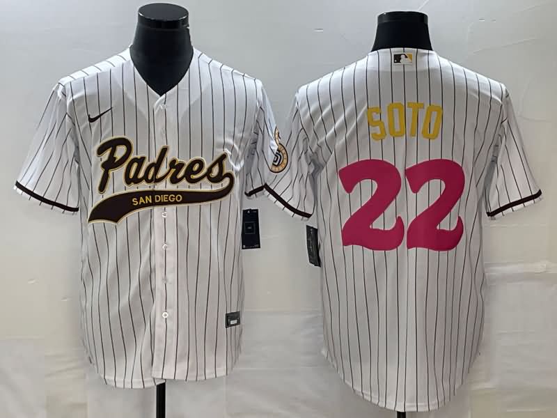 San Diego Padres White MLB Jersey 05